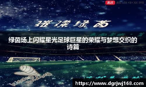 绿茵场上闪耀星光足球巨星的荣耀与梦想交织的诗篇